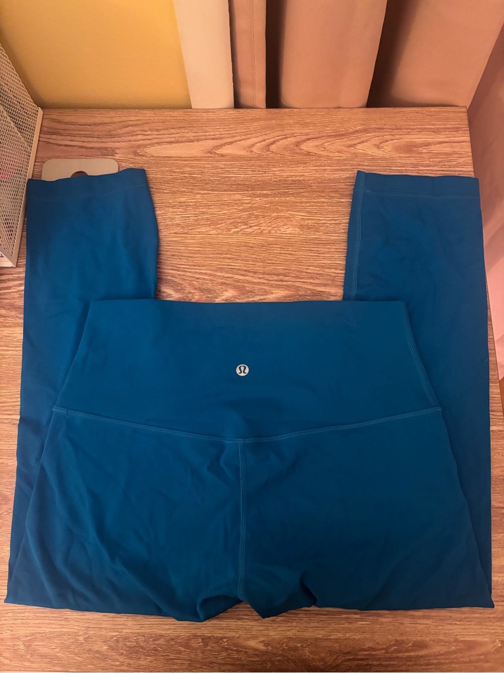 Lululemon Align Cropped Blue High-Rise Leggings Size 10 NWOT